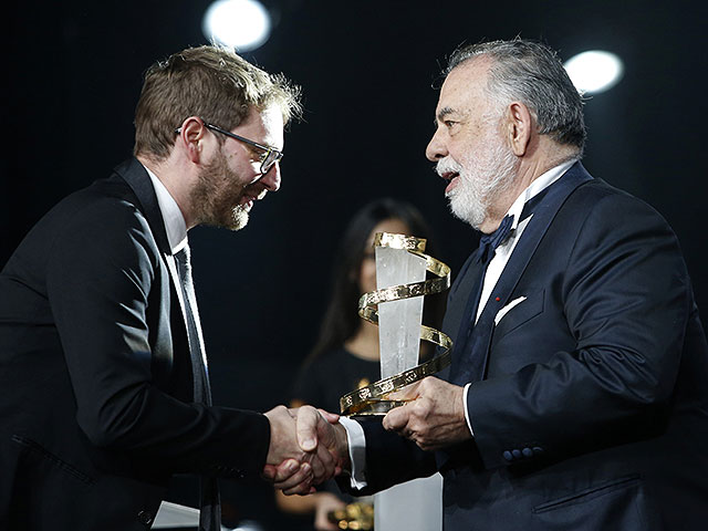С режиссером Гийомом Сенез, 2015  год