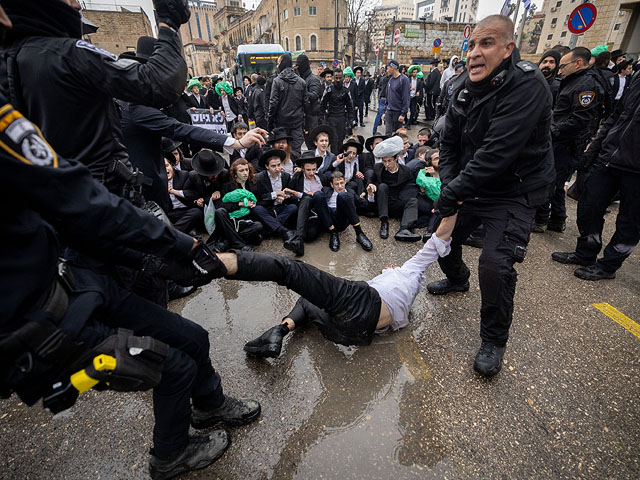 В Иерусалиме акция протеста "харедим" переросла в беспорядки