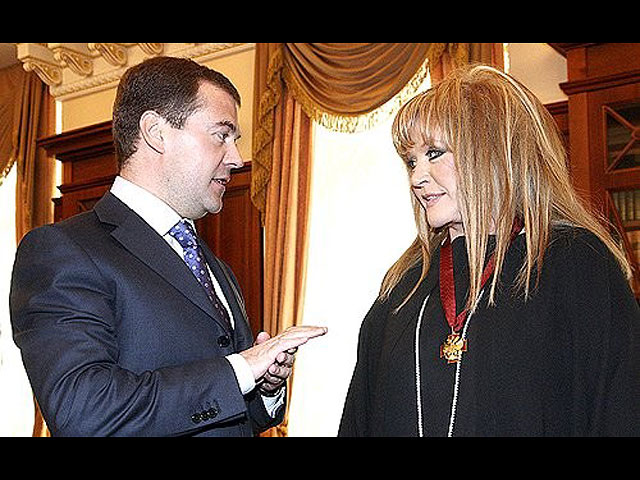 С Дмитрием Медведевым, 2009 год