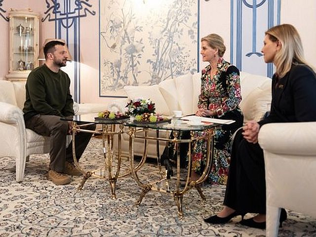 In Kyiv, the Duchess of Edinburgh meets with Zelensky and visits Irpen