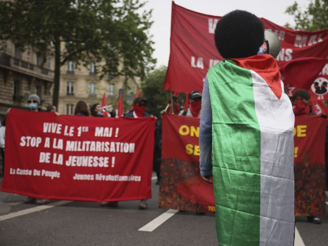 Первомай во Франции: против Израиля и Олимпиады