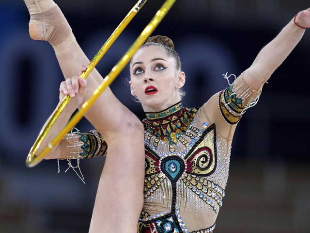 Чемпионат Европы по художественной гимнастике. В упражнениях с обручем победила болгарка