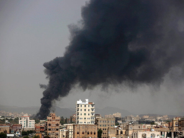 Sanaa International Airport targeted in airstrikes, according to Yemeni media sources