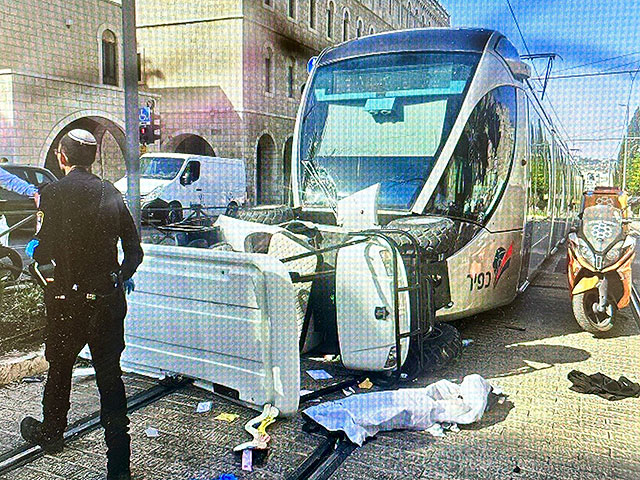 ДТП в Иерусалиме с участием трамвая, один пострадавший в тяжелом состоянии