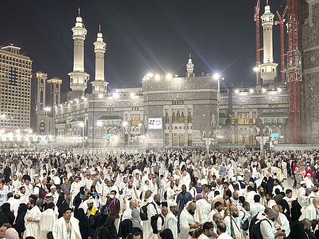 The Hajj attracts 1.5 million attendees in Mecca