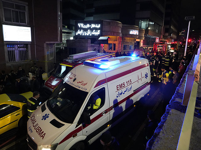 Пожар в иранской больнице повлек за собой человеческие жертвы
