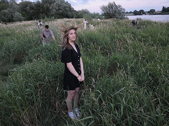 Украинские беженцы отметили в Польше ночь на Ивана Купалу. Фоторепортаж
