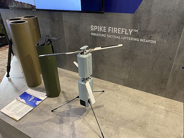 Israel Defense: ЦАХАЛ применяет барражирующие боеприпасы Spike FireFly в Газе
