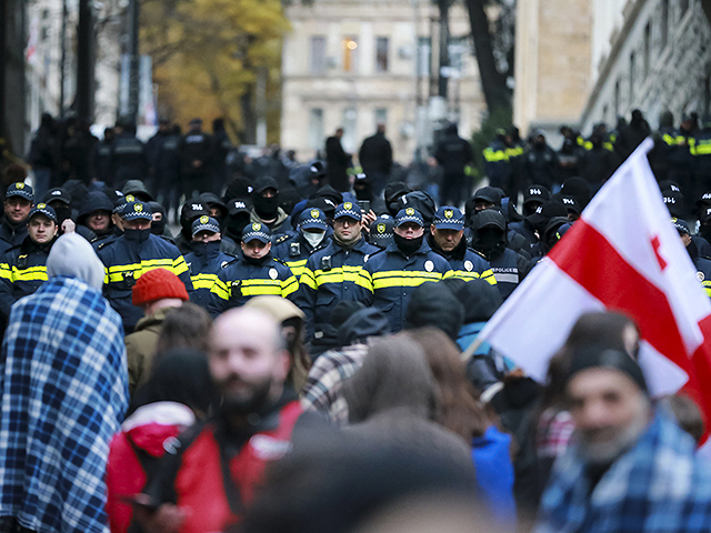 Протест оппозиции в Тбилиси. Фоторепортаж