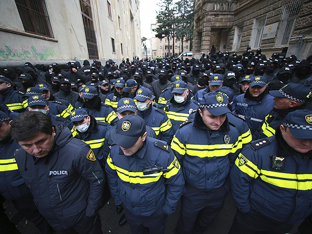 Протест оппозиции в Тбилиси. Фоторепортаж