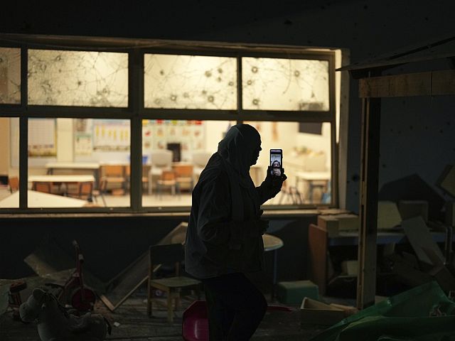 "Военный объект" детский сад в Акко после ракетного обстрела. Фоторепортаж
