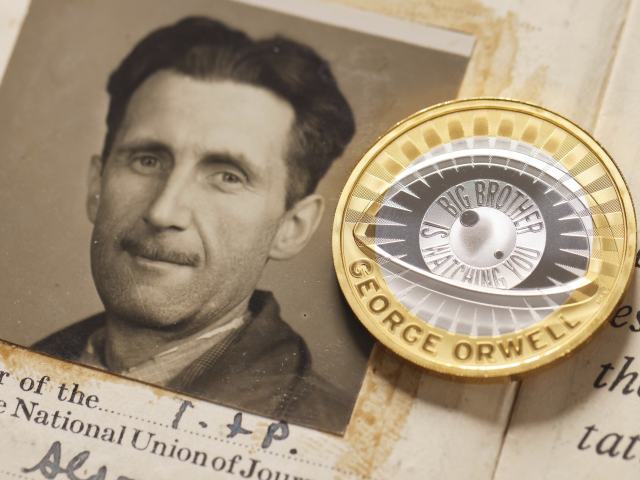 UK issues Orwell’s Big Brother coin