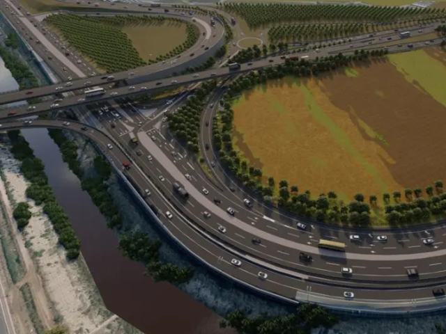 Construction of rapid entry to Ben Gurion Airport from Highway 1 approved