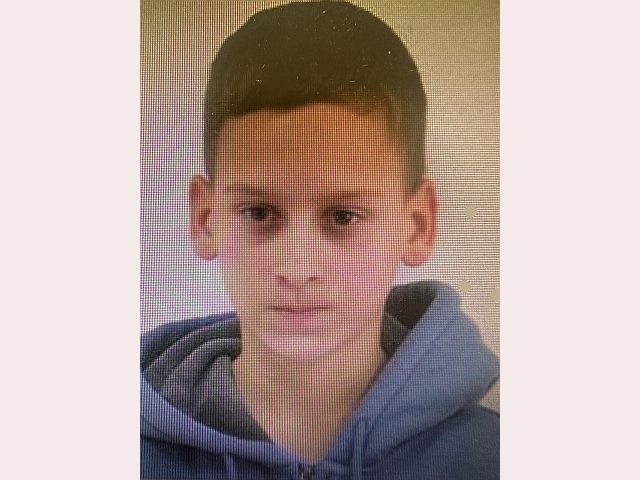 Внимание, розыск: пропал 16-летний Шломо Йосефов из Беэр-Шевы