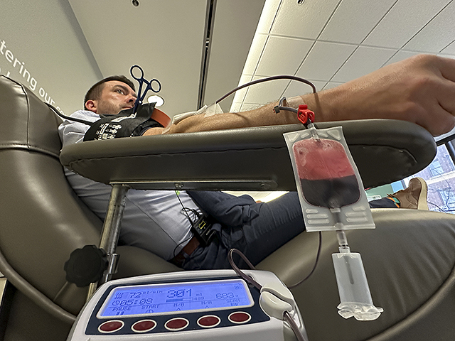 In regular blood donors, useful genetic changes are observed