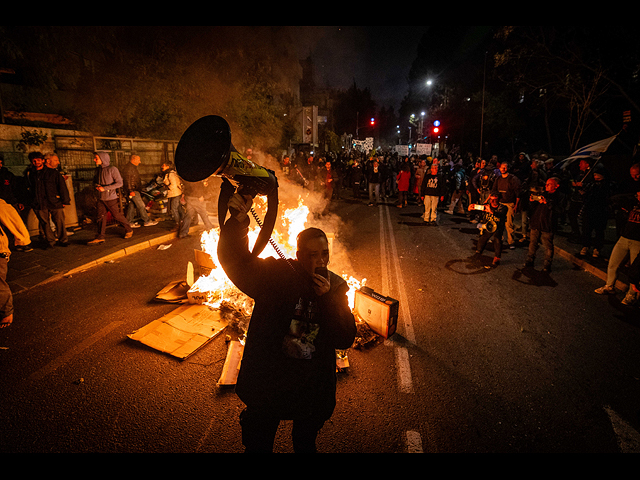 Протесты против увольнения главы ШАБАКа. Фоторепортаж из Иерусалима