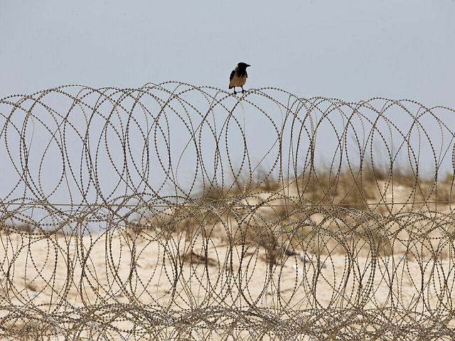 Граница с Газой около пляжа Зиким. До войны