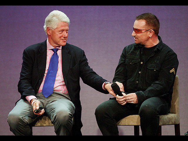 С Президентом США Биллом Клинтоном, 2007 год
