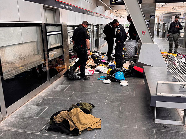 Из-за подозрительного чемодана полиция перекрывала станцию легкого метро "Элифелет"