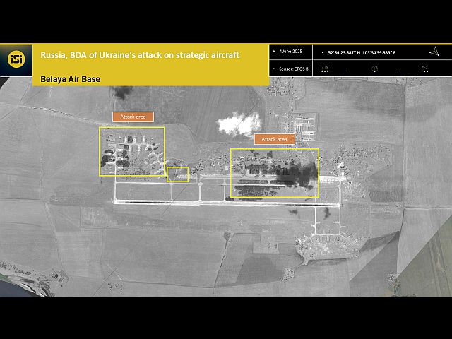 Спутниковые снимки ImageSat: показаны уничтоженные российские стратегические бомбардировщики