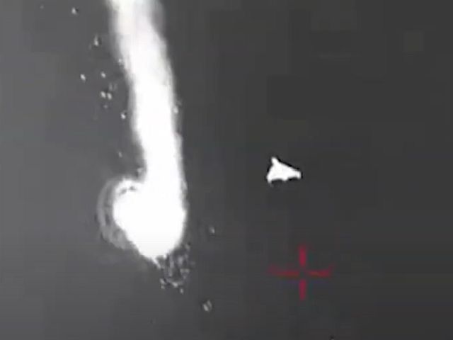 ЦАХАЛ опубликовал видео перехвата иранского "шахеда" кораблем ВМС Израиля