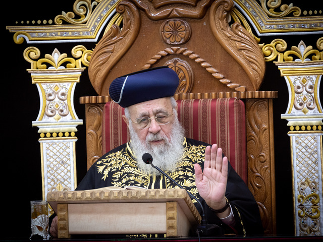 Раввин Ицхак Йосеф: "Солдаты получают силы благодаря изучающим Тору"