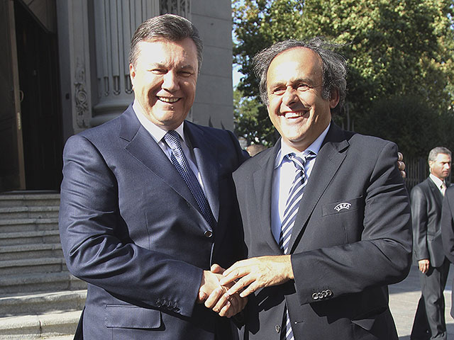 С Виктором Януковичем, 2011 год