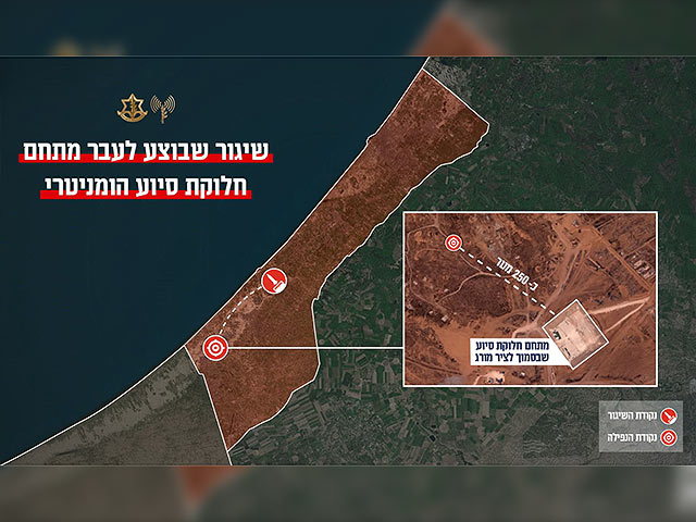 Террористы обстреляли пункт раздачи помощи на юге Газы