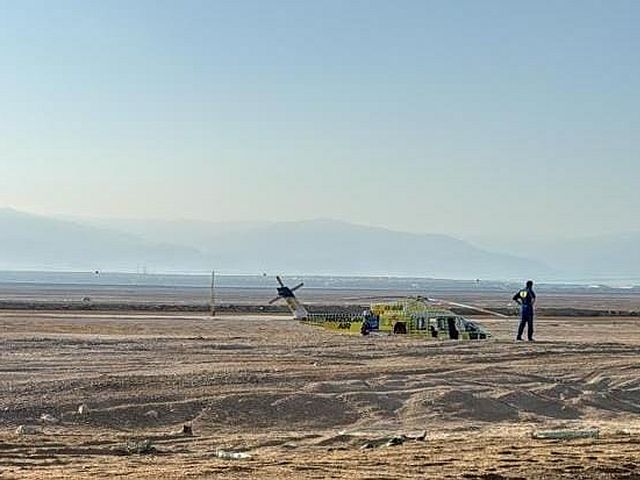 ДТП около Мертвого моря, двое пострадавших в бессознательном состоянии
