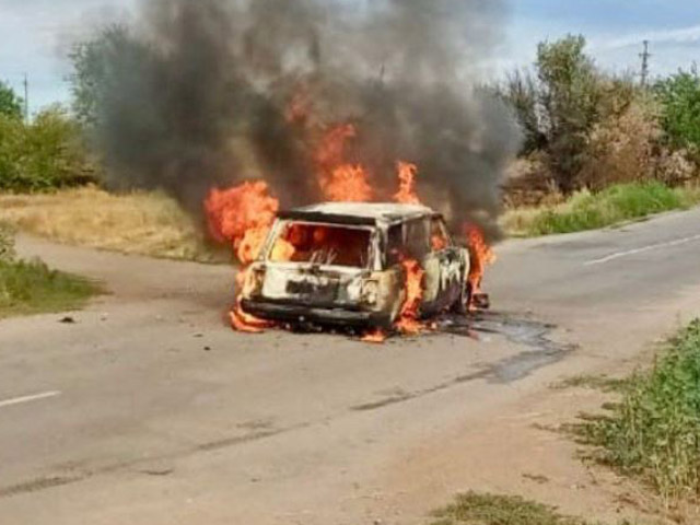В Запорожском районе российский дрон нанес удар по гражданской легковой машине, двое погибших
