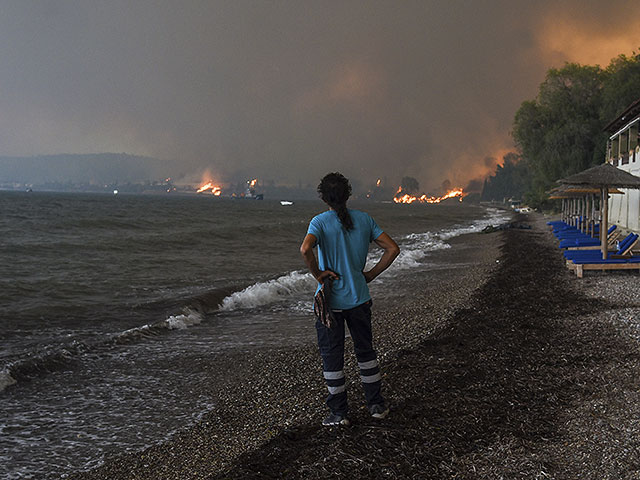 Лесные пожары в Греции. Фоторепортаж
