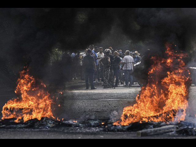 Акция протеста ливанских сил безопасности в Бейруте. Фоторепортаж