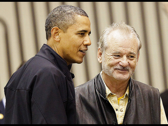 С Президентом Бараком Обамой, 2011 год