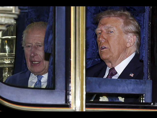 Визит Трампа в Великобританию: королевский прием и протесты. Фоторепортаж