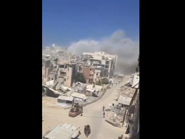 ХАМАС объявляет, что Израиль полностью уничтожил многоэтажную башню в Газе