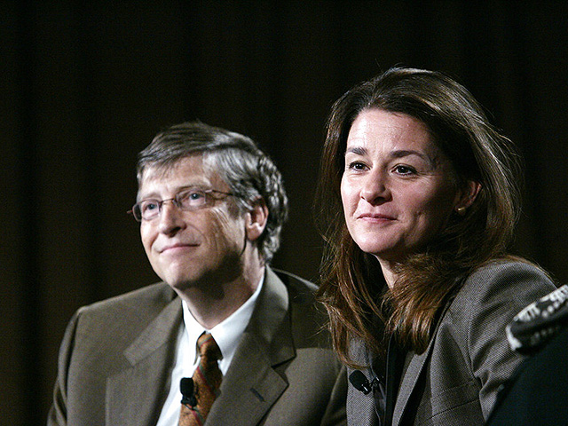 С Мелиндой Гейтс, 2007 год