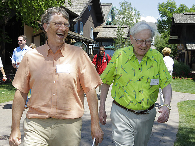 С Уорреном Баффеттом, 2012 год