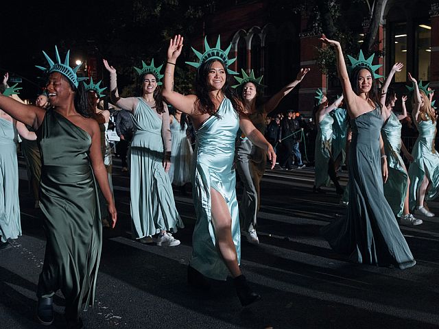 Парад в Нью-Йорке, США