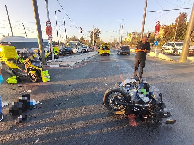 ДТП в Иерусалиме, травмированы два человека