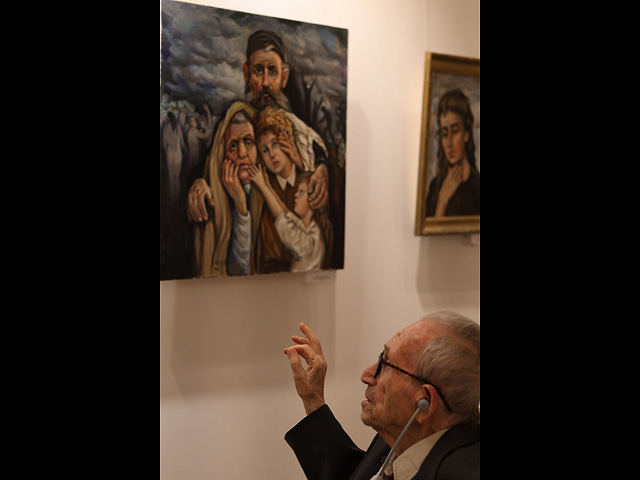 Персональная выставка 101-летнего художника, пережившего Холокост и смертельное ранение