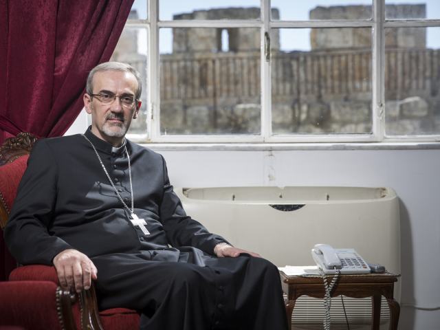 Представительство Ватикана в Иерусалиме, вид из окна