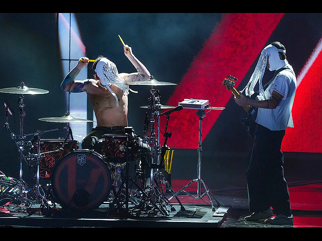 Тайлер Джозеф (справа) и Джош Дан из Twenty One Pilots