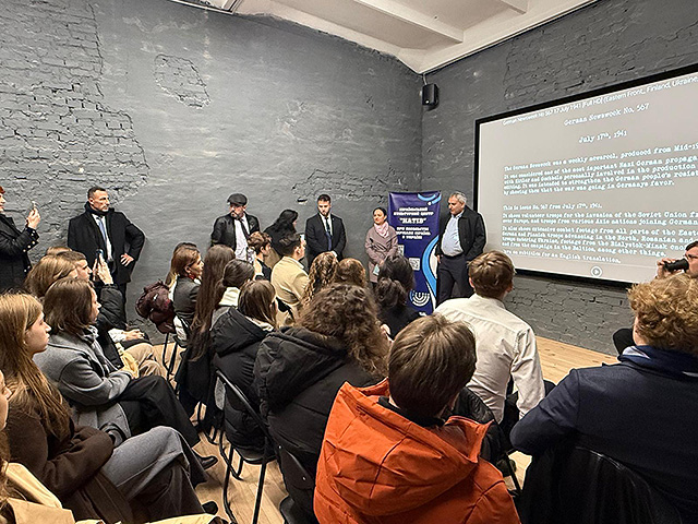 Во время встречи со студентами