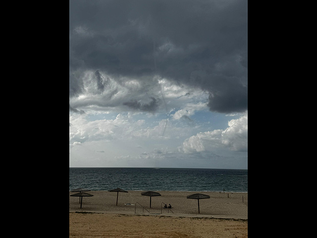 Водяной смерч около побережья Израиля: погода меняется. Видео