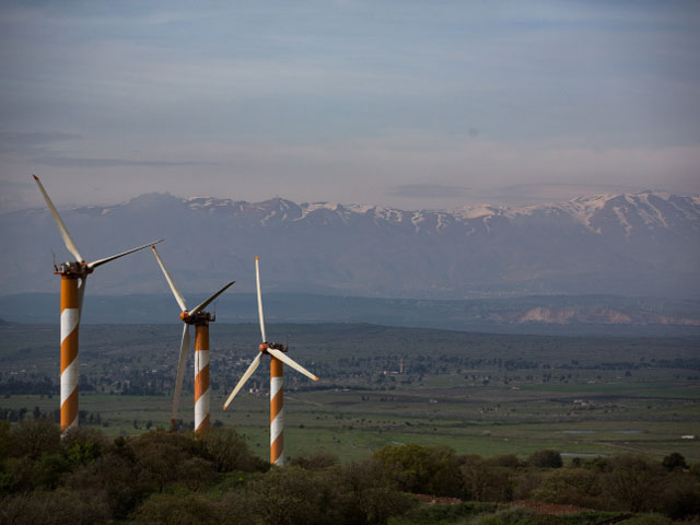 Вершину горы Хермон покрыл тонкий слой снега (архивное фото)