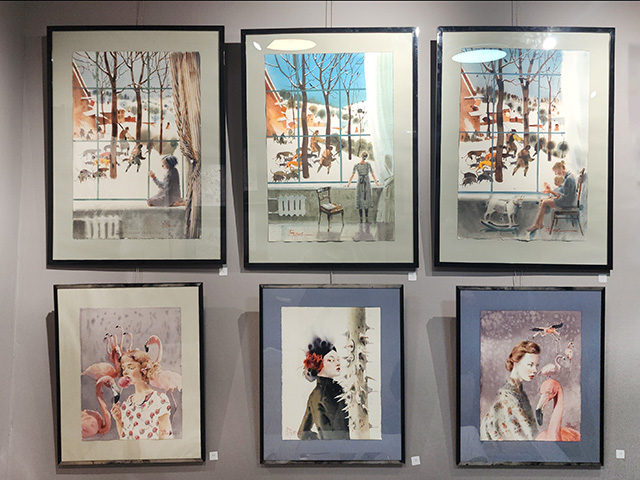 Акватория снов – летящая выставка художницы Марины Дайковской в Хайфе