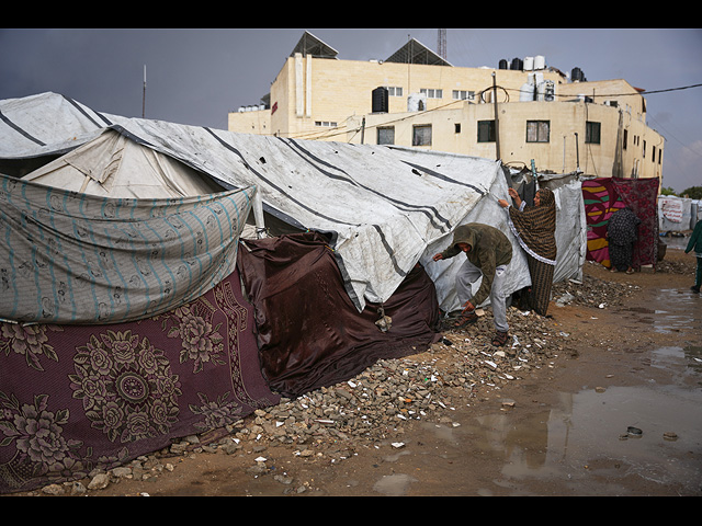 Газа затоплена после первой осенней бури. Фоторепортаж