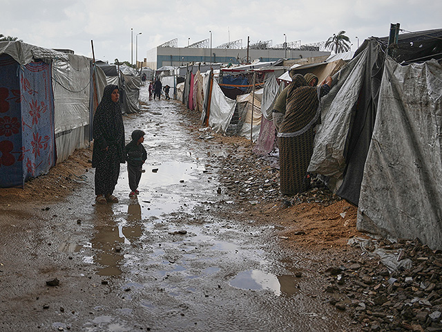 Газа затоплена после первой осенней бури. Фоторепортаж
