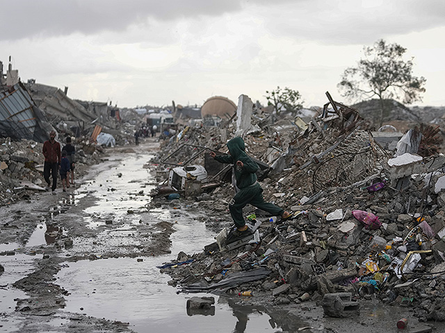 Газа затоплена после первой осенней бури. Фоторепортаж