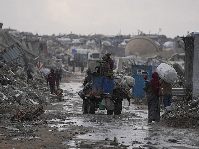 Газа затоплена после первой осенней бури. Фоторепортаж